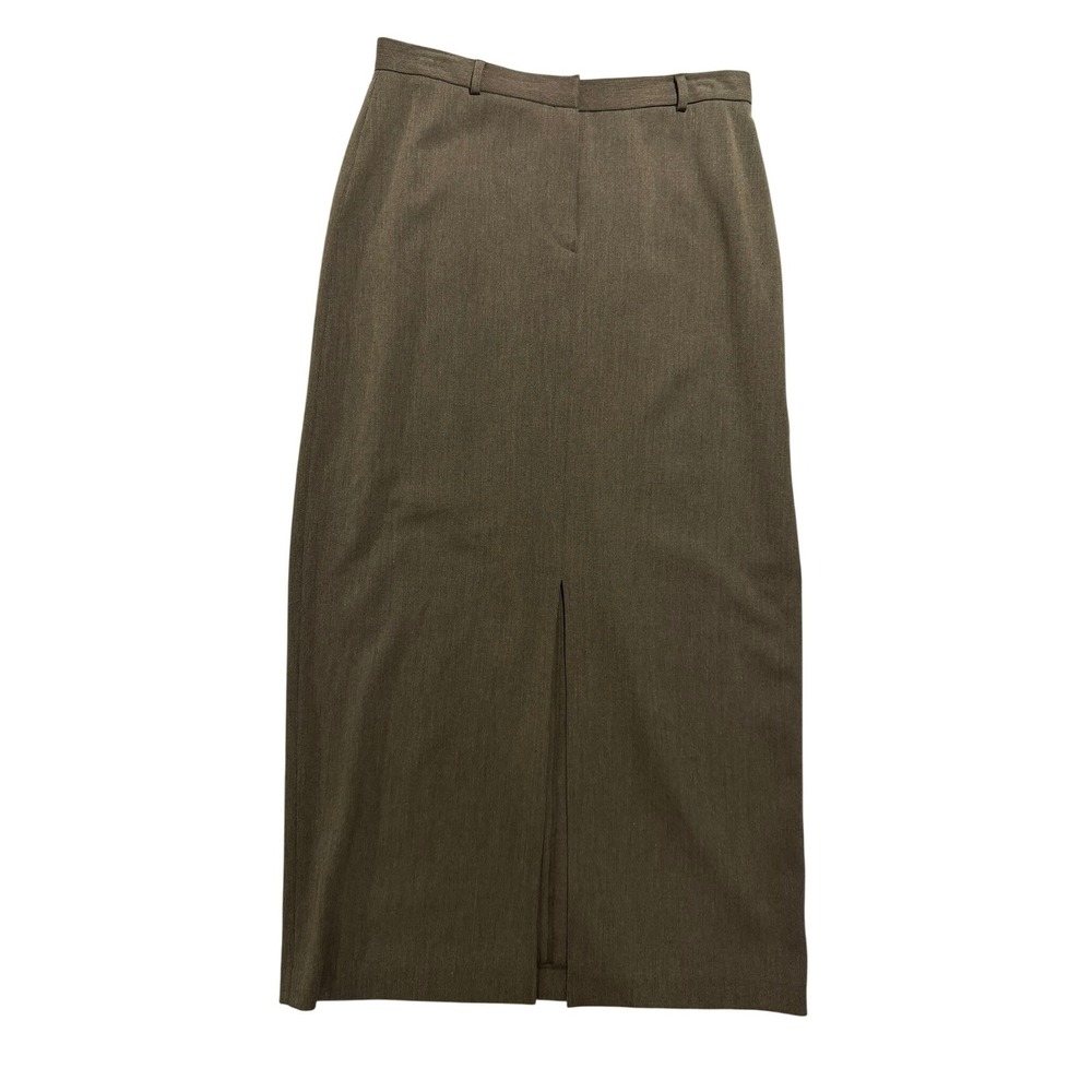 Rafaella Taupe Brown Career Pencil Midi‎ Skirt Size 12